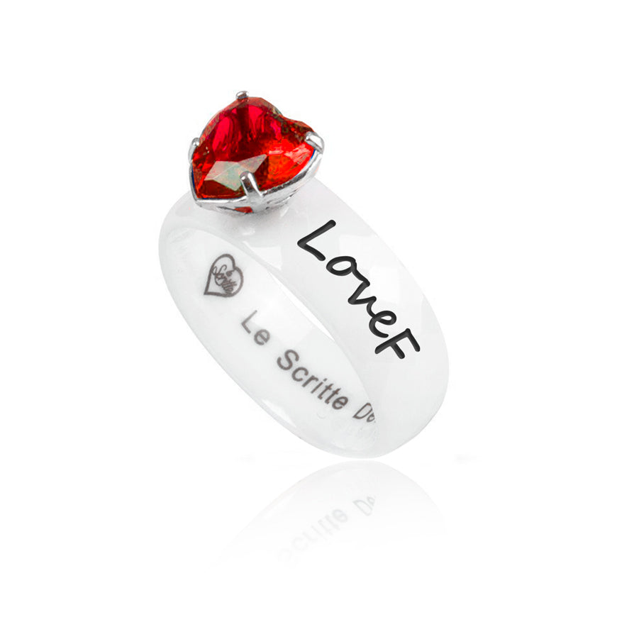 Anello scritta sale amore