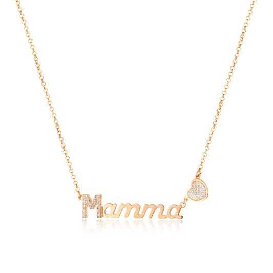 SymbolPavè name necklace