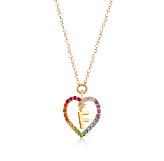 HeartInitial necklace